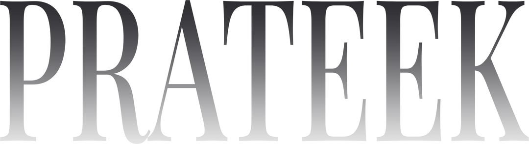 Prateek's Logo Banner